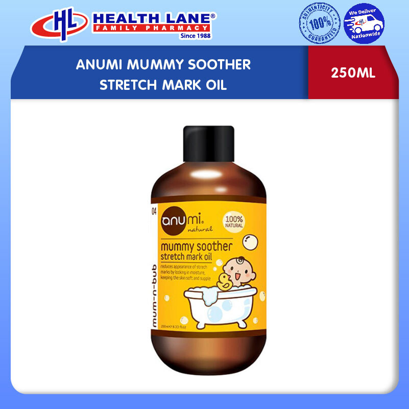 ANUMI MUMMY SOOTHER STRETCH MARK MINYAK (250ML)
